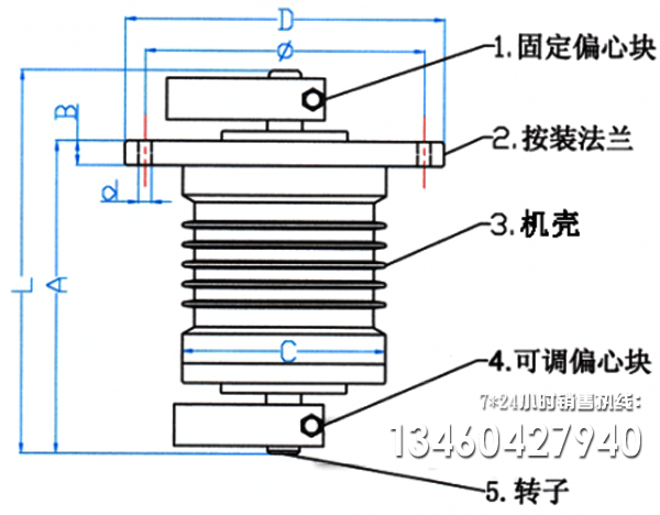立式振動電機(jī)原理圖 立式振動電機(jī)原理圖